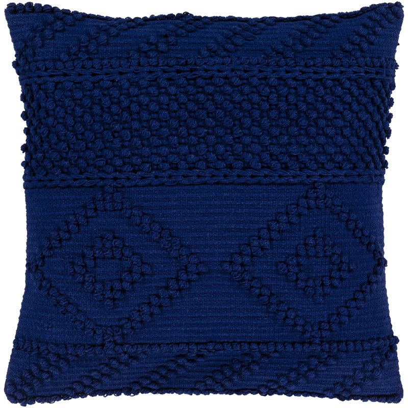 Merdo Geometric Cotton Reversible Throw Pillow, Polyester/Polyfill, 20'' x 20''