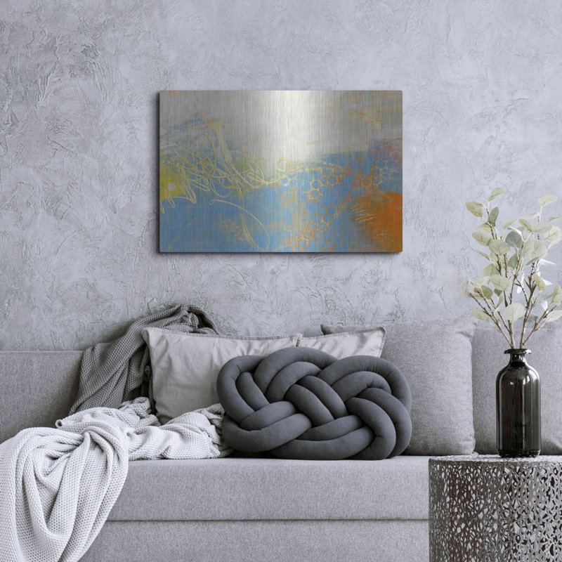 «Blue Lux II» par Sue Jachimiec, H 24 po x l 36 po