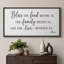 «Family Blessing», citation de ferme, salle à manger, décoration, très grandes photos, impression sur toile encadrée-132105638-132105640