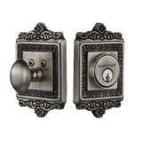 Nostalgic Warehouse Egg & Dart Plate Single Cylinder Deadbolt