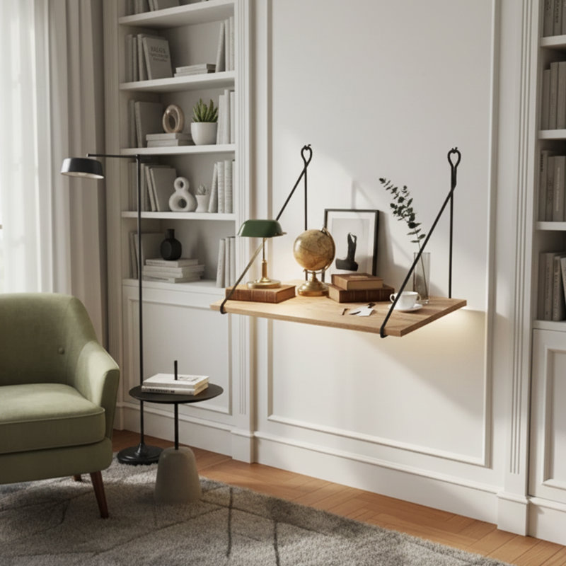 Bureau flottant rectangulaire l 27,6 po Aramingo