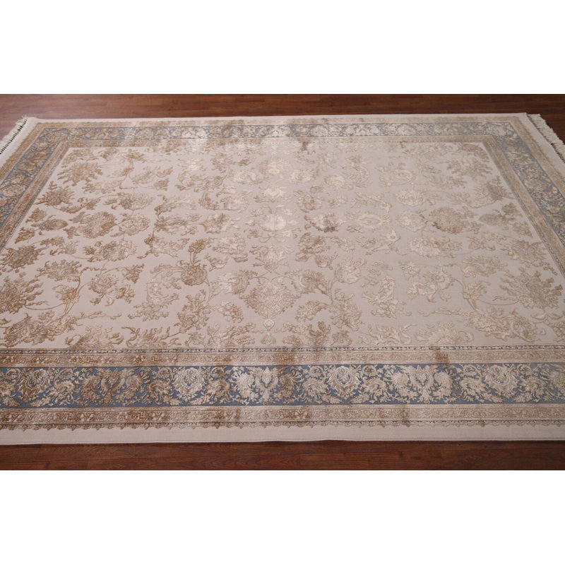Tapis de salon traditionnel floral All-Over 7 x 10