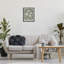 «Minimal Daisies on Green», art mural encadré sur toile flottante-223226975-223226974