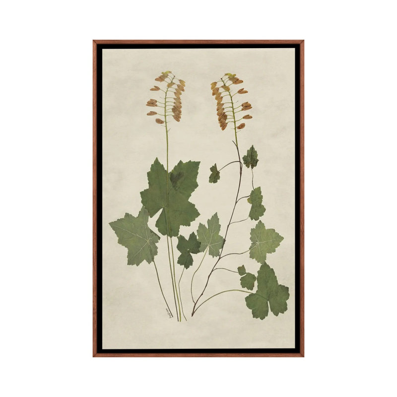 Botanical Leaves IV, 152.4 cm H x 101.6 cm W x 4.445 cm D, Classic Wood