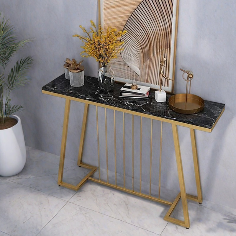 Console Nordic Luxury, Noir, H 31,5 po x l 47,2 po x P 11,8 po