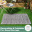 Moroccan Machine Braided 170cm X 170cm Area Rug