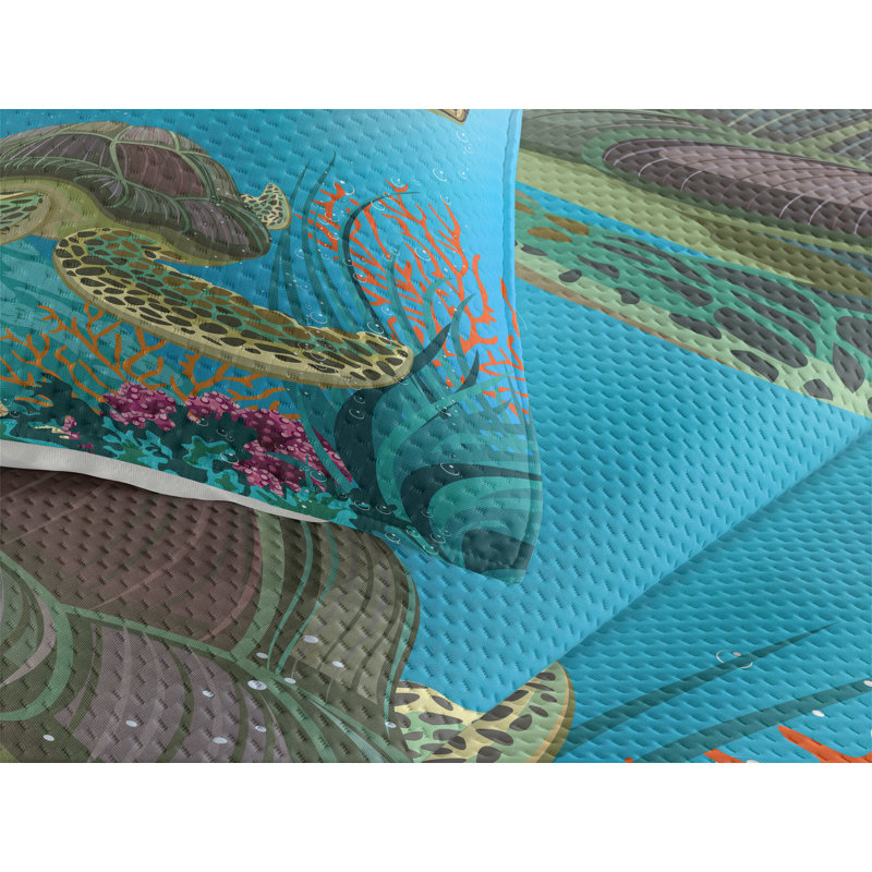 Coastal Polyester Coverlet