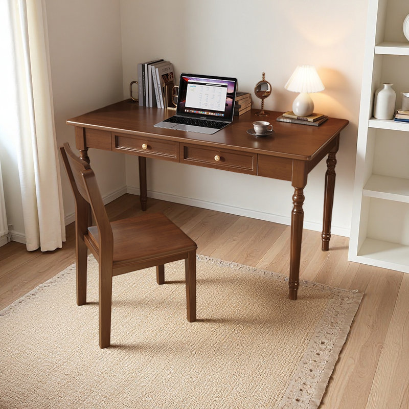 Classic Retro Rubber Desk, 29.52" H x 39.37" W x 23.62" D