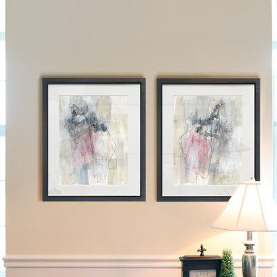 « Conservation Time I », ensemble de 2 reproductions d’art sur papier encadrée