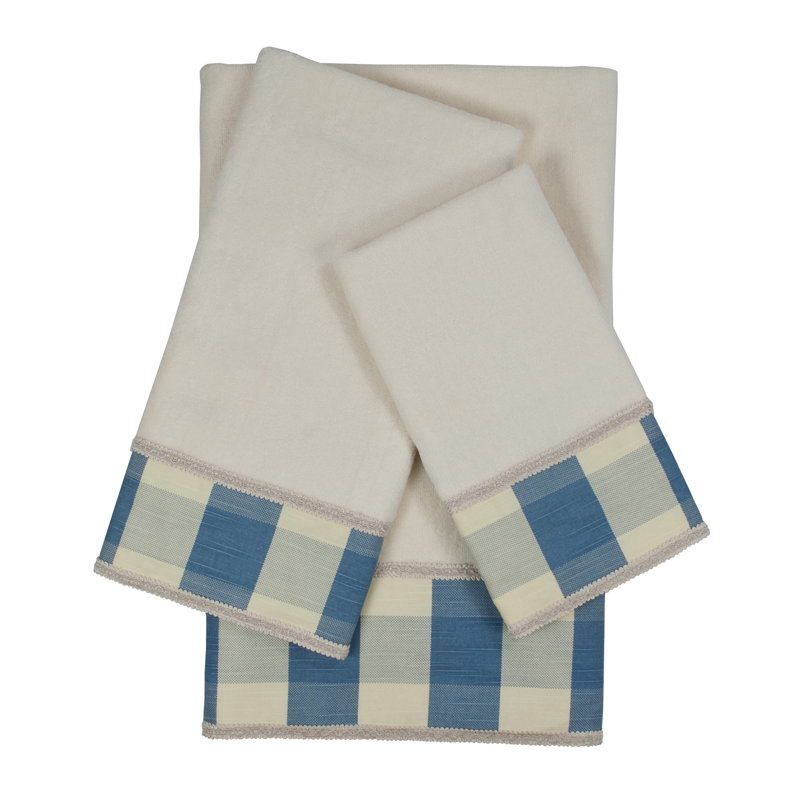 Holbrook Cotton Mulit-Size Set, White/Blue