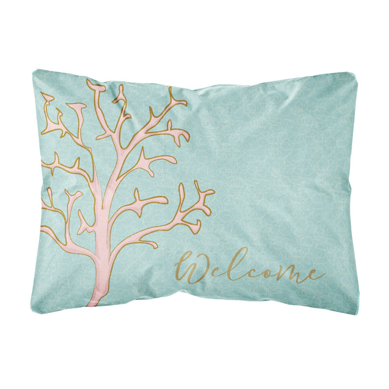  Coussin décoratif intérieur / extérieur Coral Welcome