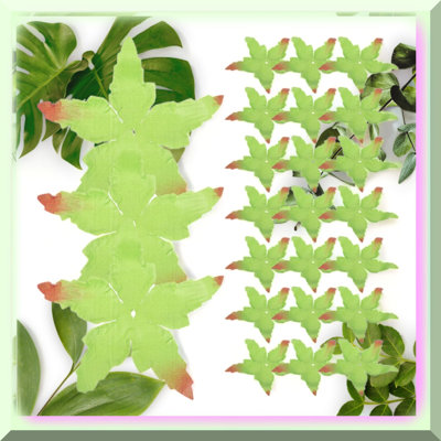 FlowerCraft DIY Kit 100pcs Artificial Flower Materials