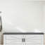 2-Tier Storage Bench, Shoe Bench with Padded Seat Cushion, Entryway Bench with 2 Barn Doors & 2 Adjustable Shelves