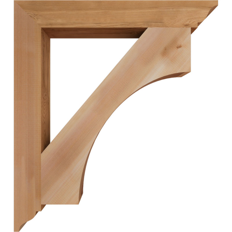 Support traditionnel Westlake, Cèdre rouge de l'Ouest, Lisse, H 34 po x l 3,5 po x P 30 po