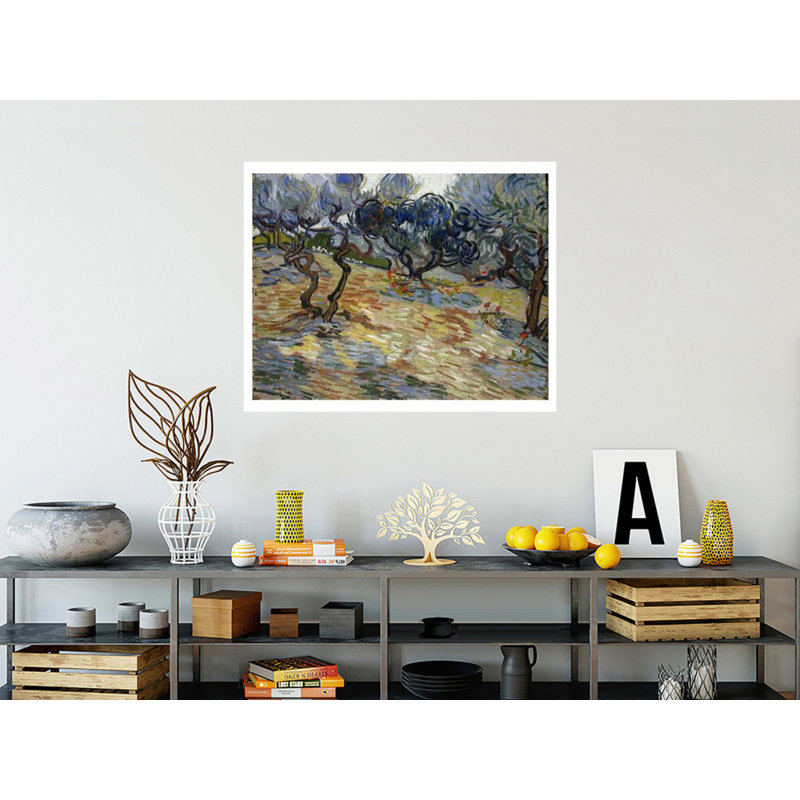 Olive Trees par Vincent van Gogh - Estampe numérique, H 32 po x l 40 po