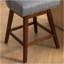 Tabourets de bar pivotants à hauteur de comptoir, ensemble de 2 tabourets de bar rembourrés à hauteur de siège de 26 po de hauteur, tissu gris-266236870