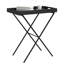 Table pliante en poly rotin 25,6 po x 15,7 po x 29,5 po Latitude Run®-982010386