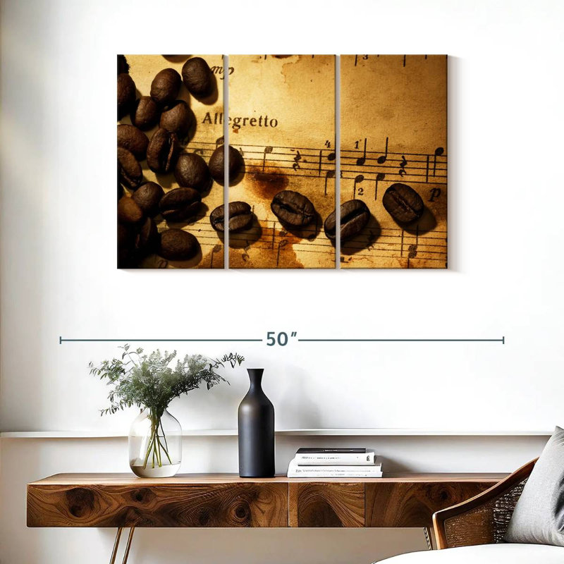 Yarlin Coffee Music, 24" H x 38" W
