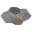 Carreau de mosaïque en pierre naturelle pittoresque l 11,81 po x L 19,68 po-90614491