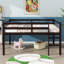 Lit mezzanine compact pleine grandeur avec marches-229652431