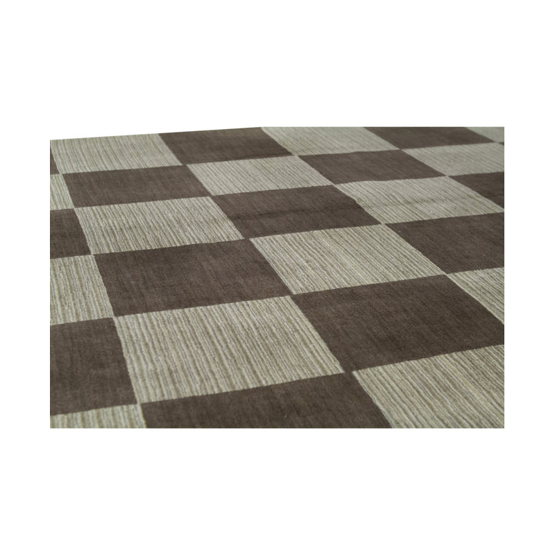 Gabbeh Wool Geometric Area Rug, Rectangle 8'9" x 11'8"