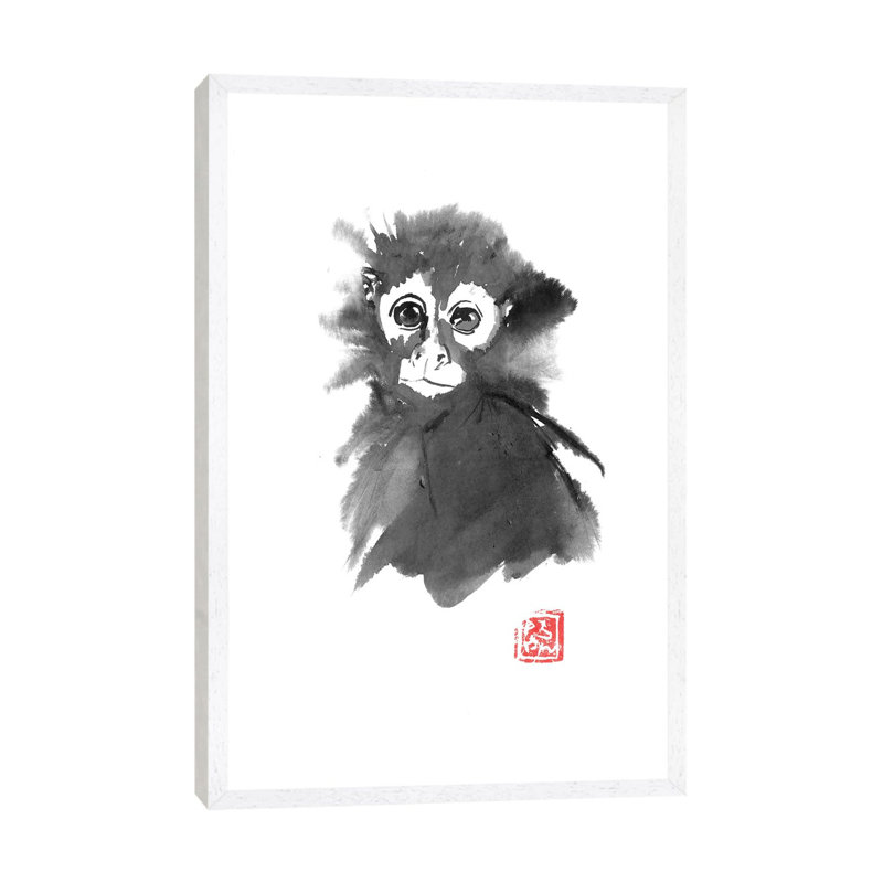 Oustiti by Péchane - Print on Canvas, White Framed, 66.04 cm H x 45.72 cm W