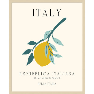Mirando "Italy Travel Poster" Print