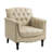 Enoks Tufted Leather Armchair-1439899133