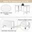 Table de salle à manger extensible avec abattant-1241318267