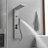 3-way Diverter Shower Tower Panel System with Fixed Shower Head-91485678