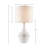 Celine 26'' White Textured Ceramic Table Lamp