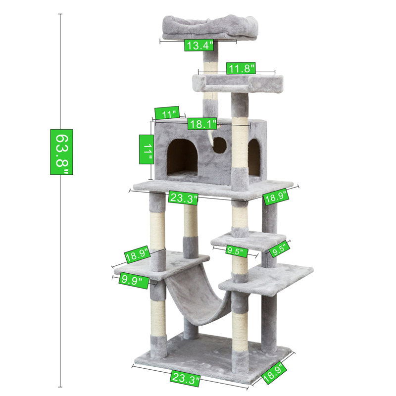 Pletcher 63.8'' H Cat Tree