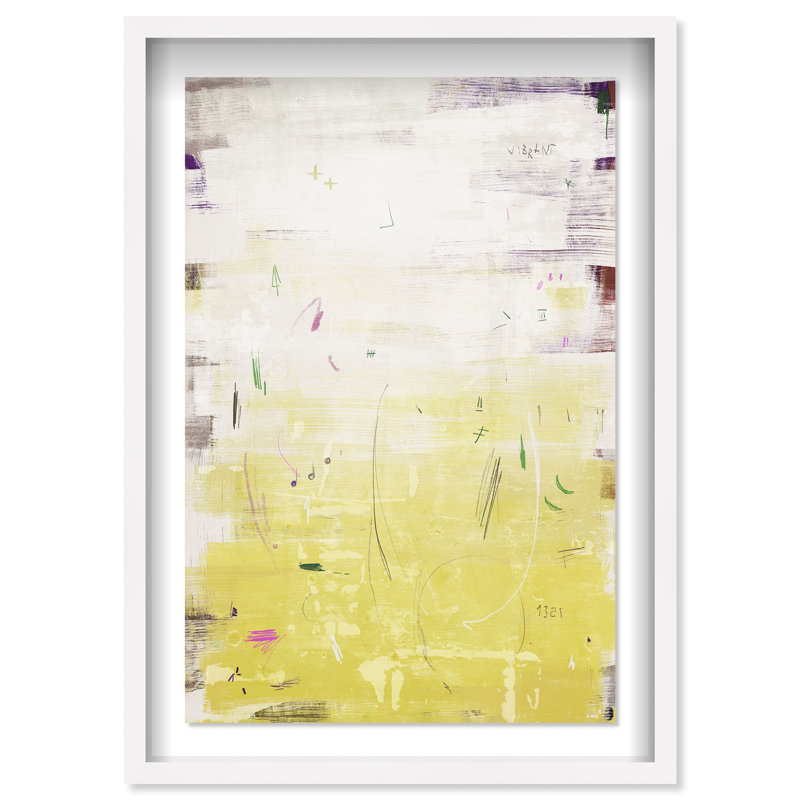 Oliver Gal Gradients 4 2 Abstract - Luxury Shadowbox Framed Wall Art, 46.5" H x 31.5" W