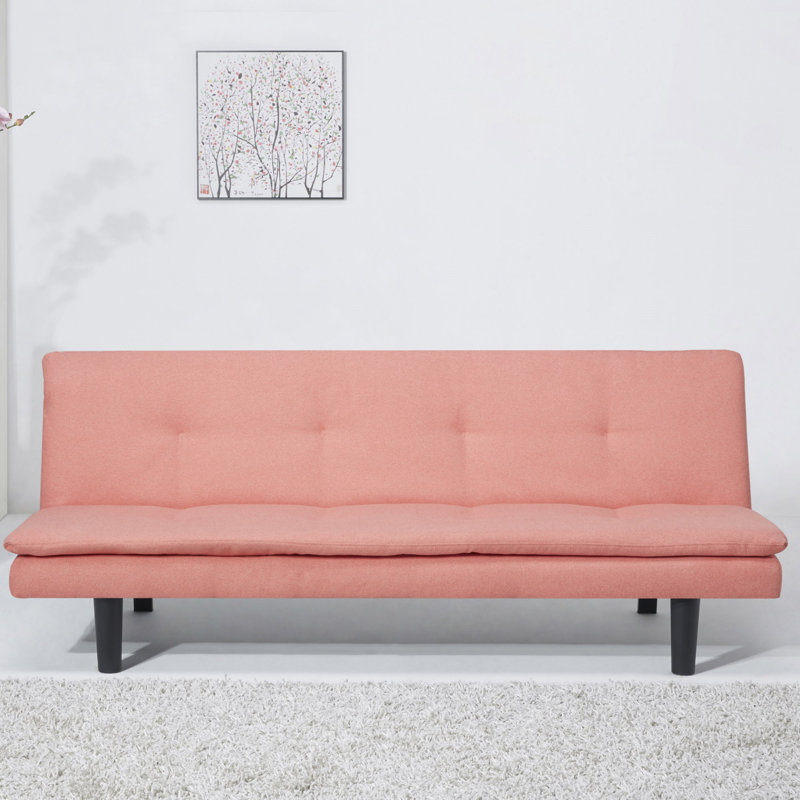 Adoncia 65'' Sleeper Sofa, Coral 