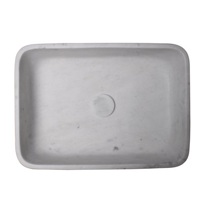 Barclay Maxton 12.75'' Marble Rectangular Bathroom Sink