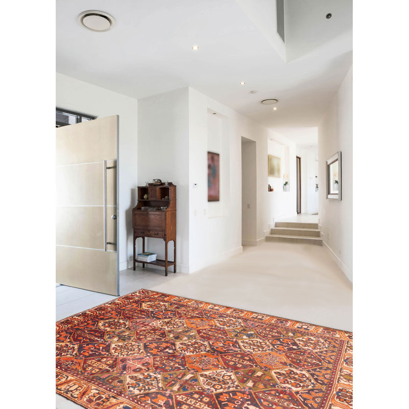 Tapis rouge Kayseri 6 pi 6 po x 9 pi 1 po
