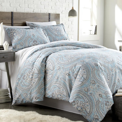 Southshore Fine Linens Pure Melody Oversized Comforter Set with Pillow Sham, Soft Double-Brushed Microfiber 240 GSM Down Alternative All-Season Bedding, Twin / Twin XL, Aqua