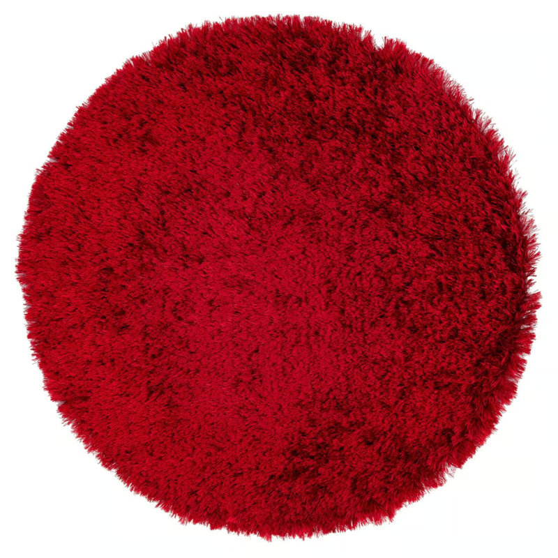 Tapis rond en coton Ulana, Rond 3 pi 3 po