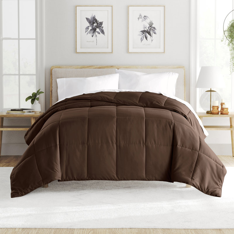 King Cocoa Microfiber Down Alternative Comforter