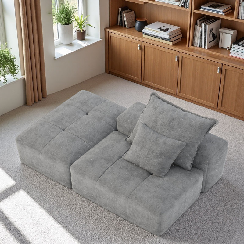 Canapé modulaire surdimensionné Modern, Gris