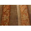 Tapis unique brun / rouille de 4 pi 1 po x 5 pi 9 po Abigale