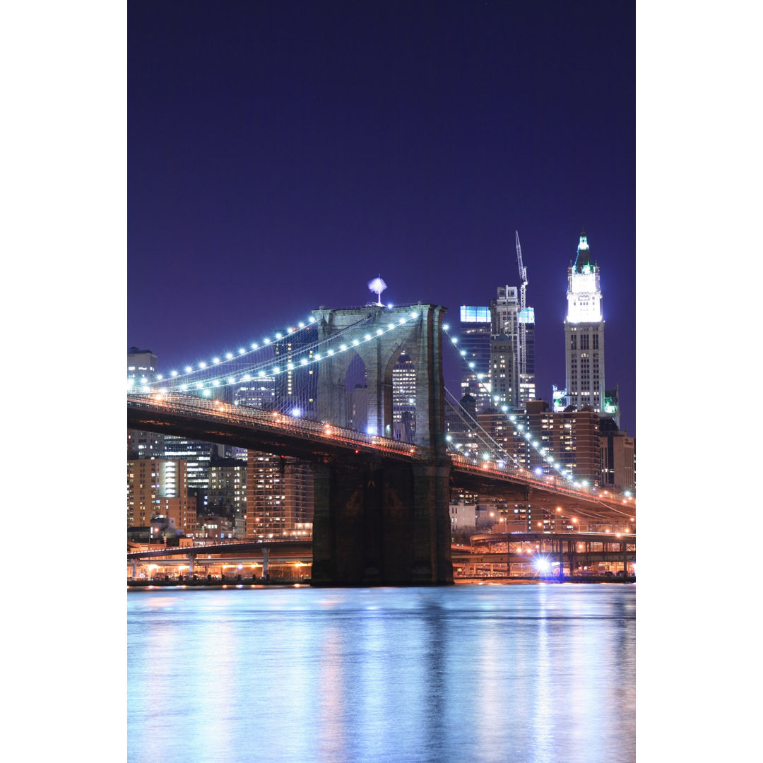 Kunstdruck Brooklyn Bridge - Leinwandbild