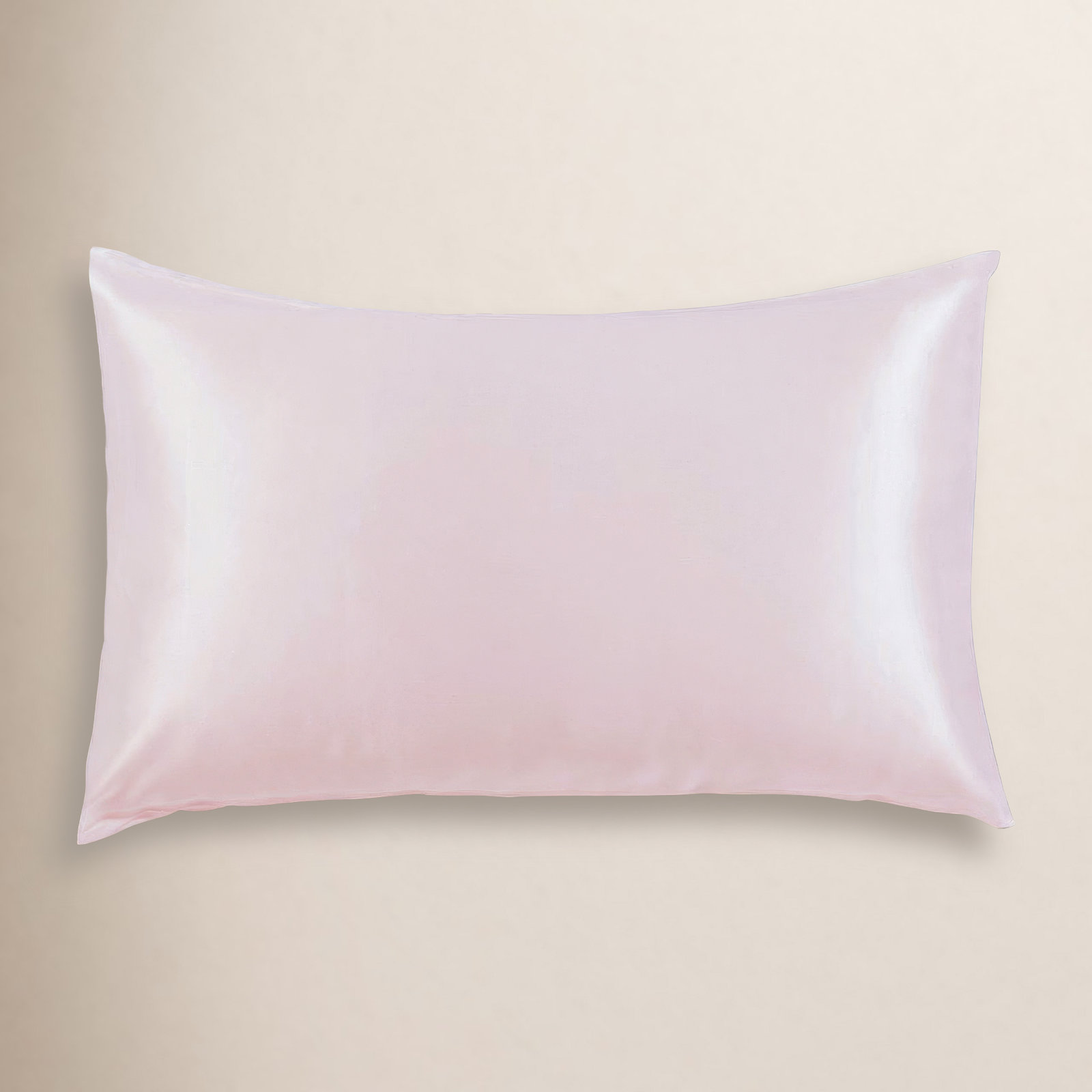 Baleine Silk Pillowcase, Pink, Standard