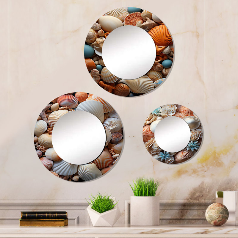 Keyisha Metal Round Mirror