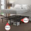 Base de lit plateforme en acier avec rangement sous le lit 14 po Bedder-1495412378