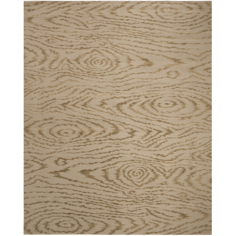 Tapis abstrait en soie et laine Martha Stewart, Rectangle 5 pi 6 po x 8 pi 6 po