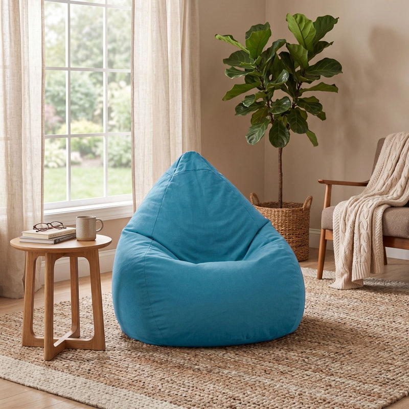 Coquille de siège en microfibre Breeze, Polyester bleu