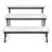 Ebern Designs 3 Tier Rectangular Plate Porcelain Serveware Set