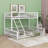 Twin XL Over Queen Bunk Beds With Ladder & Guardrails-1625111352