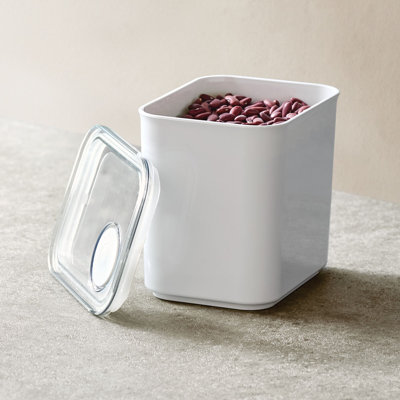 iDesign Medium Airtight Kitchen Canister with Removable Pour Cap - Ideal for Kitchen Countertop or Pantry Storage